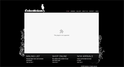 Desktop Screenshot of eclecticismonline.com